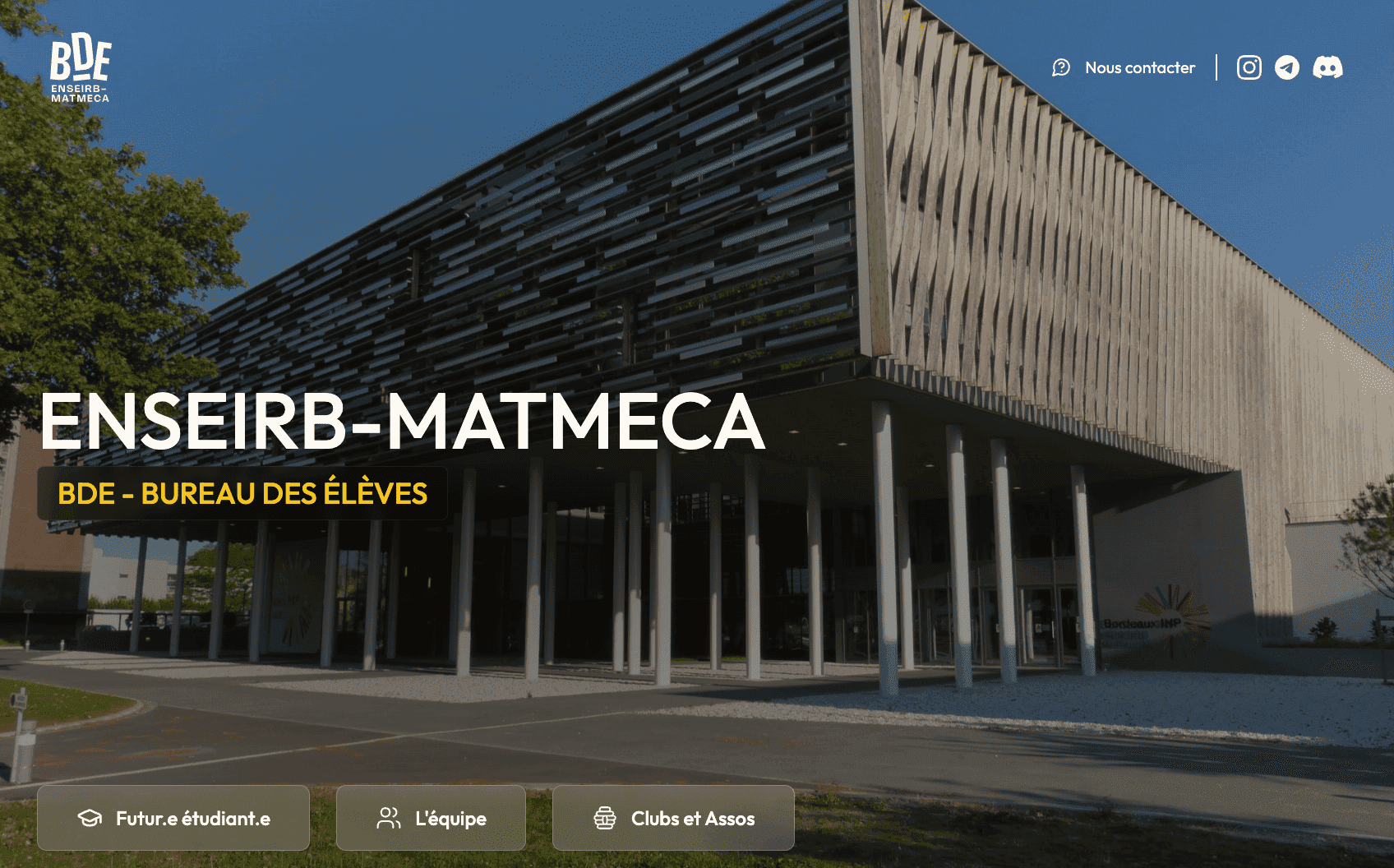 BDE Presentation Website